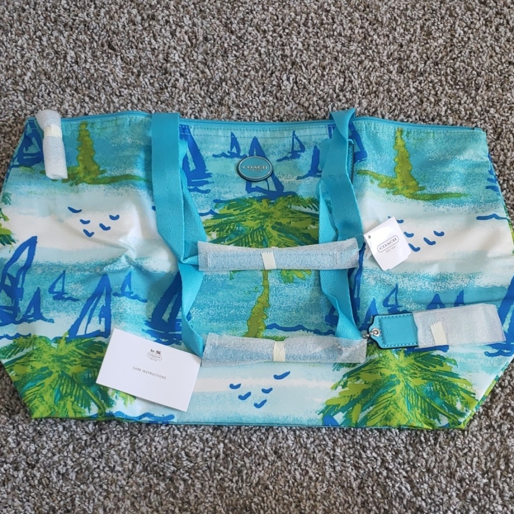 Packable Nylon Coach Tote